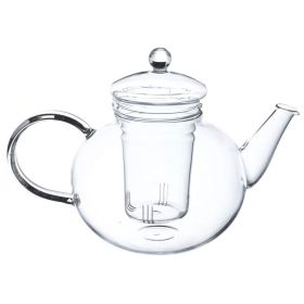 Borosilicate Glass 1.32 Quart Teapot w/ Removable Infuser