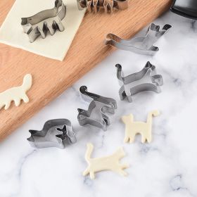 Stainless Steel Animal Cookie Cutters, Kitten Molds