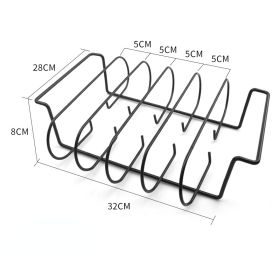 Non-Stick BBQ Rib Rack Stand