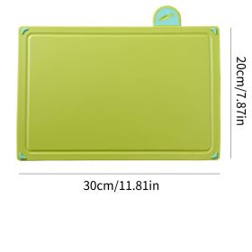 Plastic Cutting Board Set W/ Color Coded Food Icon