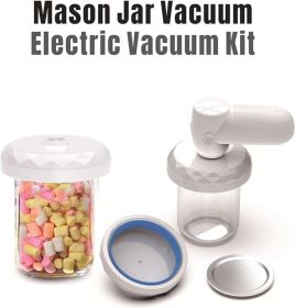 Portable Cordless Electric Mason Jar Vacuum Sealing Kit