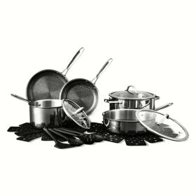 Thyme & Table Tri-Ply Non-Stick Cookware & Utensil Set