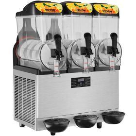 VEVOR Commercial Slushy Machine, 150 Cup Triple Bowl