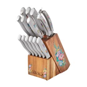 Pioneer Signature 14Pcs Stainless Steel Knife Block Set