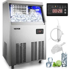 VEVOR 110V Commercial Ice Maker Machine 120-130LBS/24H