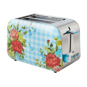 The Pioneer Woman Sweet Rose 2-Slice Toaster, Blue