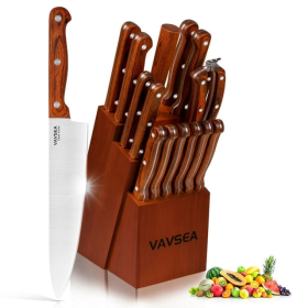 VAVSEA Knife Block Set, 16 Pieces