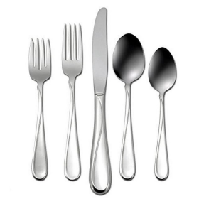 Oneida flight 45-piece stainless-steel flatware set, service for 8