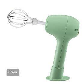 Wireless Portable Electric Food Mixer (Color: Green)