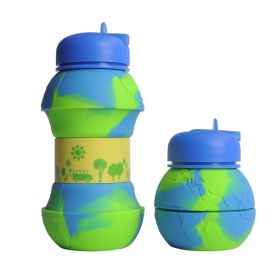 Collapsible Water Bottles (Color: D, Capacity: 550ML)