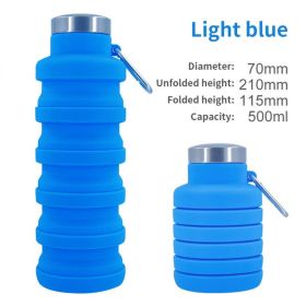 Outdoor Retractable Water Bottle (Color: A06 500ML, Capacity: as shown)