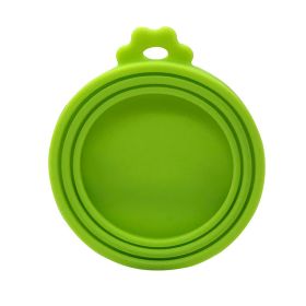 Reusable Food Storage Keep Fresh Tin Cover Cans (Color: Green)