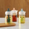 Oil Dispenser; 2 In 1 Wide Opening Bottle W/ Silicone Brush