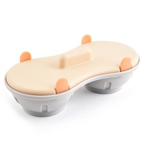 Microwave Egg Poacher; Silicone Double Egg Poaching Cups (Color: Nordic Orange)