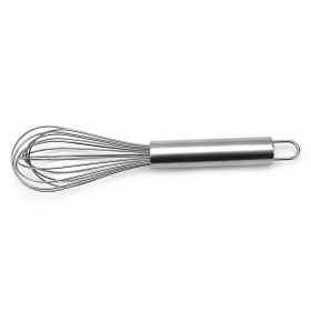 1pc Stainless Steel Whisk (size: 10in Stainless Steel Egg Beater)