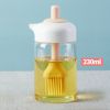 Oil Dispenser; 2 In 1 Wide Opening Bottle W/ Silicone Brush